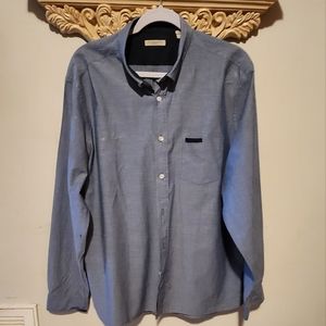 Burberry chambray button down shirt.